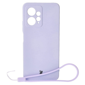 Etui Bizon Case Silicone do Xiaomi Redmi Note 12 4G, jasnofioletowy