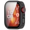 Etui ze szkłem do zegarka Bizon Case+Glass Watch do Huawei Watch Fit 4 Pro, czarne matowe