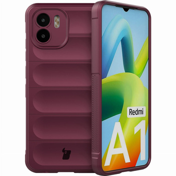 Pancerne etui Bizon Case Tur do Xiaomi Redmi A1, burgundowe