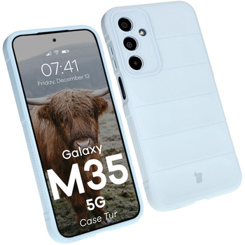 Pancerne etui Bizon Case Tur do Galaxy M35 5G, jasnoniebieskie