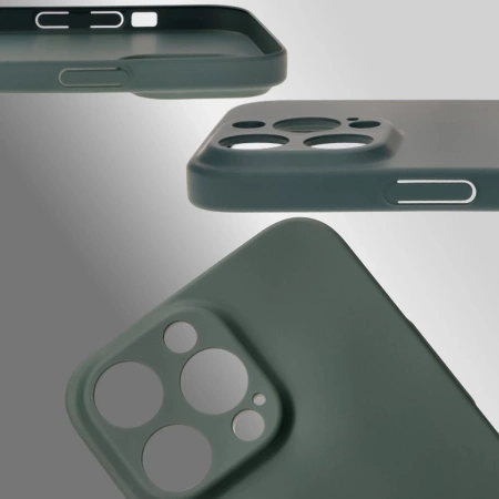 Etui Bizon Case Łupka do iPhone 14 Pro Max, zielone