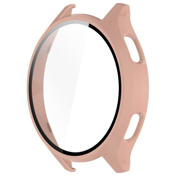 Etui Bizon Case+Glass Watch do Xiaomi Watch 2, różowe