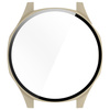 Etui ze szkłem do zegarka Bizon Case+Glass Watch do Huawei Watch GT 5 46 mm, beżowe