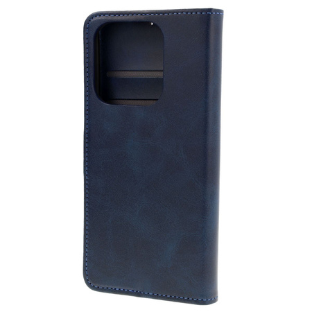 Etui z klapką Bizon Case Pocket do Xiaomi Redmi Note 14 4G, granatowe