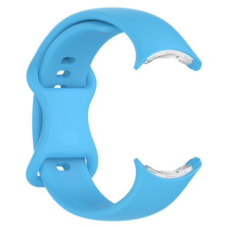 Silikonowy pasek Bizon Strap Watch Silicone S do Google Pixel Watch 4/3 (45mm), błękitny