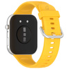 Pasek Bizon Strap Watch Silicone Pro SR do Huawei Watch Fit 4 / 4 Pro / 3, żółty