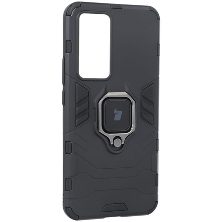 Etui Bizon Case Armor Ring do Xiaomi 12T Pro, czarne