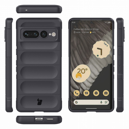 Pancerne etui Bizon Case Tur do Google Pixel 7 Pro, szare