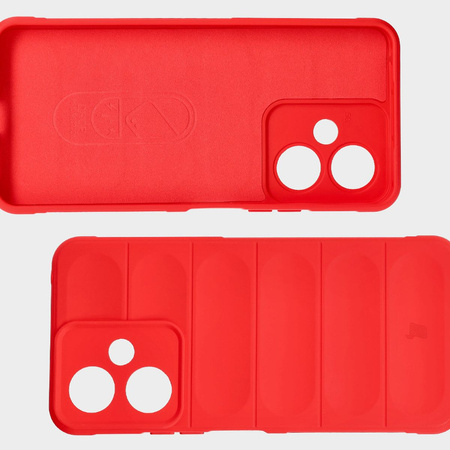 Pancerne etui Bizon Case Tur do Xiaomi Redmi 13C 5G, czerwone