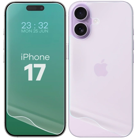 Folia hydrożelowa na tył i przód Bizon Glass Hydrogel Pack do iPhone 17