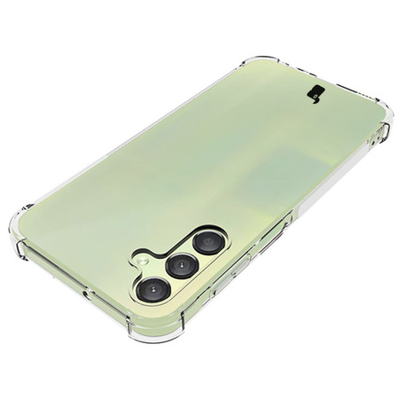 Etui + 2x szkło + obiektyw Bizon Case Clear Pack do Galaxy A15 4G/5G, przezroczyste