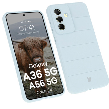 Pancerne etui Bizon Case Tur do Galaxy A36 5G / Galaxy A56 5G, jasnoniebieskie