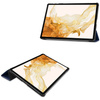 Etui Bizon Case Tab Croc do Galaxy Tab S8 Plus / S7 Plus, granatowe