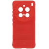 Pancerne etui Bizon Case Tur do Vivo X200 Pro, czerwone