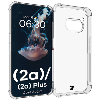 Etui Bizon Case Salpa do Nothing Phone (2a) / (2a) Plus, przezroczyste