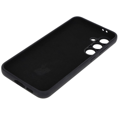 Silikonowe etui Bizon Soft Case do Galaxy S24 FE, czarne