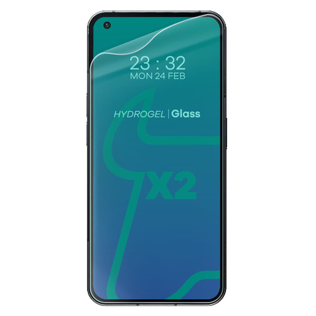 Folia hydrożelowa na ekran Bizon Glass Hydrogel dla Nothing Phone 1, 2 sztuki