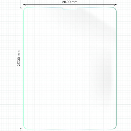 Folia imitująca papier Bizon Film Tab Papirus Duo do iPad Pro 12.9 2022/2021/2020/2018, 2 sztuki