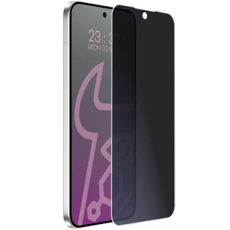 Prywatyzujące szkło hybrydowe Bizon Glass Mule Shadow do Oppo Reno 14, matowe