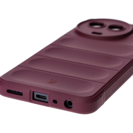 Pancerne etui Bizon Case Tur do Realme 11 5G, burgundowe