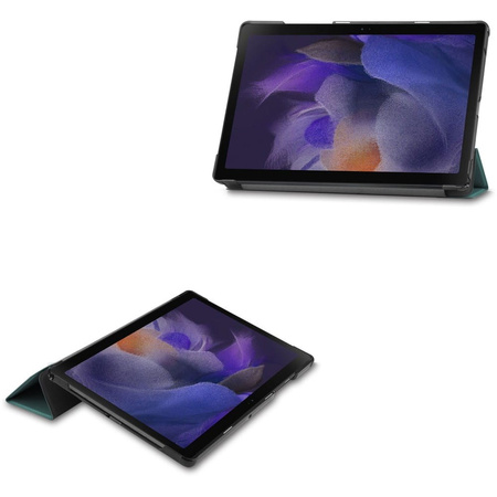 Etui Bizon Case Tab Croc do Galaxy Tab A8 2021, ciemnozielone