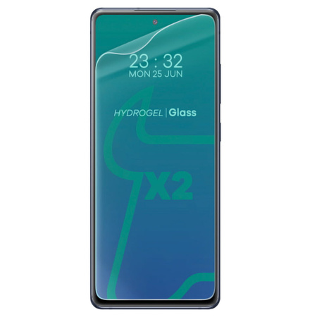 Folia hydrożelowa na ekran Bizon Glass Hydrogel Front Duo do Galaxy S20 FE, 2 sztuki