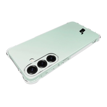 Elastyczne etui + 2x szkło hartowane Bizon Case Clear Pack do Galaxy S25 FE
