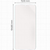 Folia matowa Bizon Glass Film Sun do Galaxy S25 Plus, 2 sztuki