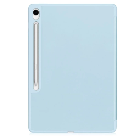 Etui z klapką Bizon Case Tab Lizard do Galaxy Tab S10 FE Plus, błękitne