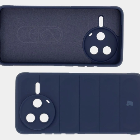Pancerne etui Bizon Case Tur do Xiaomi Poco F7 Pro, granatowe
