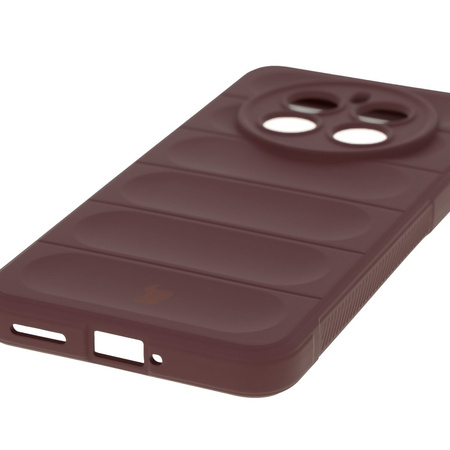 Pancerne etui Bizon Case Tur do Realme 12+, burgundowe