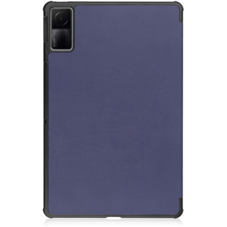 Etui Bizon Case Tab Croc do Xiaomi Redmi Pad 10.6 2022, granatowe