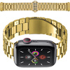 Pasek ze stali nierdzewnej Bizon Strap Watch Aura do Apple Watch 44/45/46/49 mm, złoty