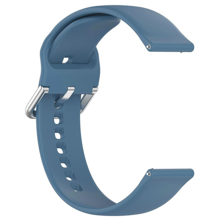 Pasek silikonowy do smartwatcha, Bizon Strap Watch Silicone Pro N, Quick Release 22 mm, ciemnoniebieski