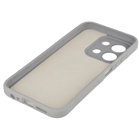 Pancerne etui Bizon Case Tur do Xiaomi Redmi 15C 4G / 5G / POCO C85 4G, jasnoszare