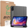 Etui z klapką Bizon Case Tab Lizard do Xiaomi Redmi Pad 2, szare