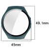 Etui ze szkłem do zegarka Bizon Case+Glass Watch do Huawei Watch 5 42 mm, zielone