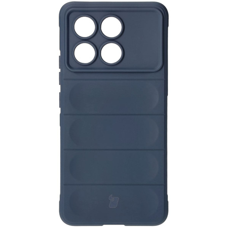 Pancerne etui Bizon Case Tur do Xiaomi Poco F6 Pro, granatowe