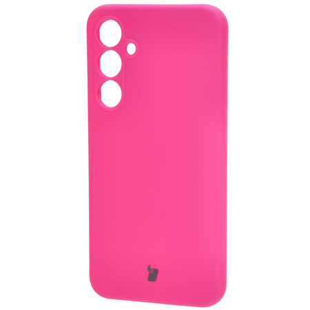 Silikonowe etui Bizon Soft Case do Galaxy A35 5G, neonowo-różowe