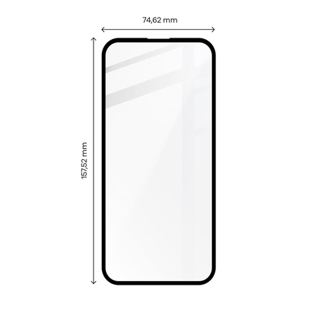 2x Szkło + szybka na aparat Bizon Edge 2 Pack do iPhone 14 Pro Max
