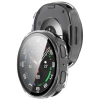 Etui ze szkłem do zegarka Bizon Case+Glass Watch do Samsung Galaxy Watch 8 44 mm, przeźroczyste