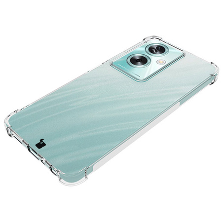 Etui + 2x szkło Bizon Case Clear Pack do Oppo A79 5G, przezroczyste