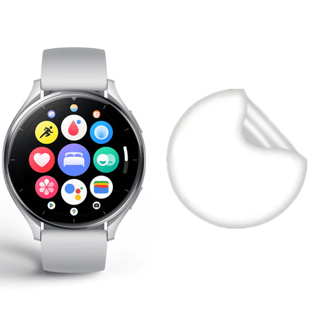 Folia hydrożelowa na ekran Bizon Glass Watch Hydrogel Duo do Xiaomi Watch 2, 2 sztuki