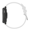 Pasek silikonowy do smartwatcha, Bizon Strap Watch Silicone Pro T, Quick Release 20 mm, biały