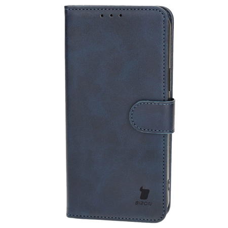 Etui z klapką Bizon Case Pocket do iPhone 15 Plus, granatowe