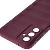Pancerne etui Bizon Case Tur do Galaxy S23 FE, burgundowe