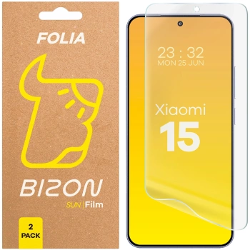 Folia matowa Bizon Glass Film Sun Duo do Xiaomi 15, 2 sztuki
