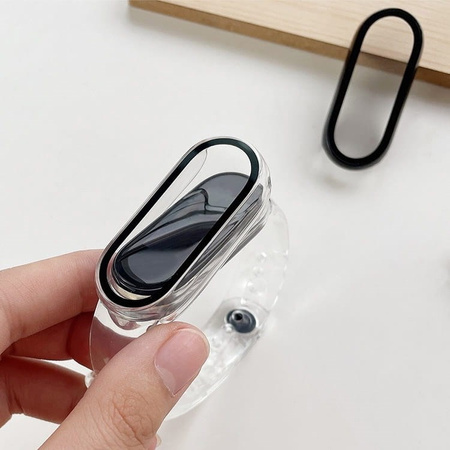 Etui ze szkłem Bizon Case, Case + Glass Set Xiaomi Mi Band 7, przezroczyste