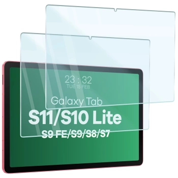 Szkło hartowane Bizon Glass Tab Clear Duo do Galaxy Tab S11 / S10 Lite / S10 FE/S9 FE/S9/S8/S7, 2 sztuki