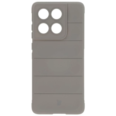 Pancerne etui Bizon Case Tur do Motorola Edge 60 / 60 Fusion, jasnoszare